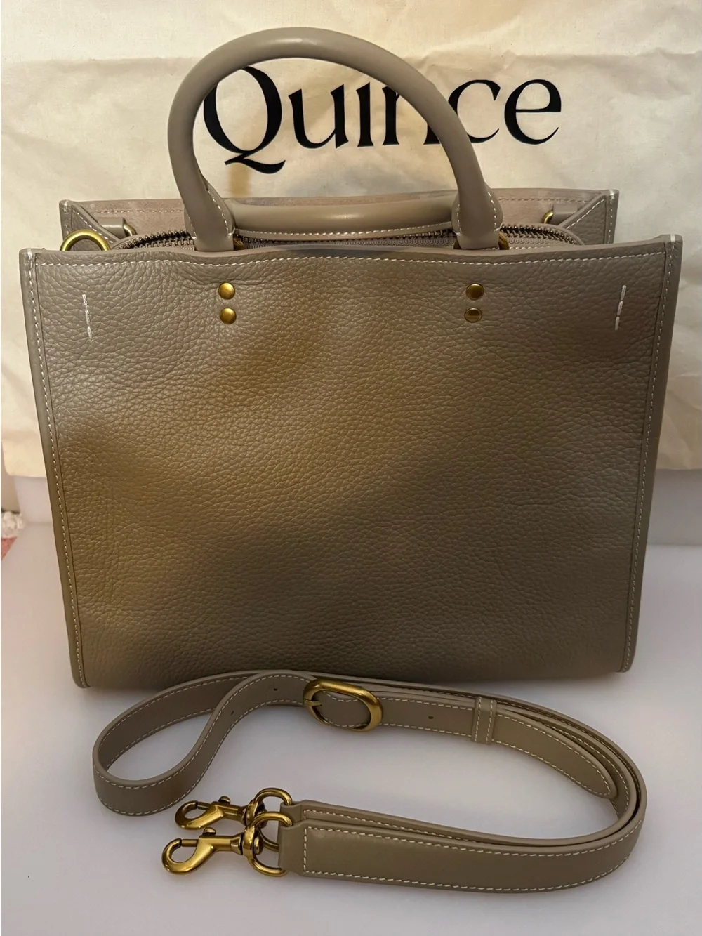 Quince tone taupe drop